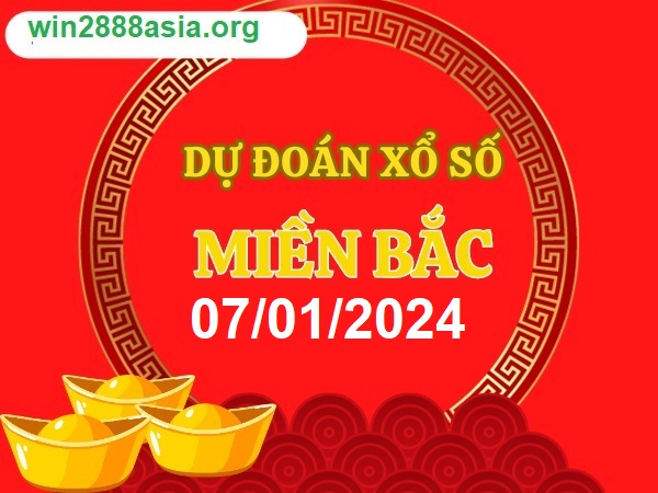 Soi cầu XSMB 07-01-2024 Win2888 Dự đoán cầu lô miền bắc chủ nhật