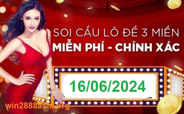 Soi cầu XSMB Win2888 16-06-2024 Dự đoán cầu lô miền bắc chủ nhật