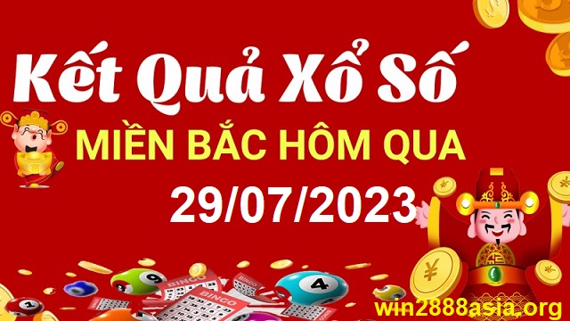 Soi cầu XSMB Win2888 29-07-2023 Dự đoán Xổ Số Miền Bắc thứ 7