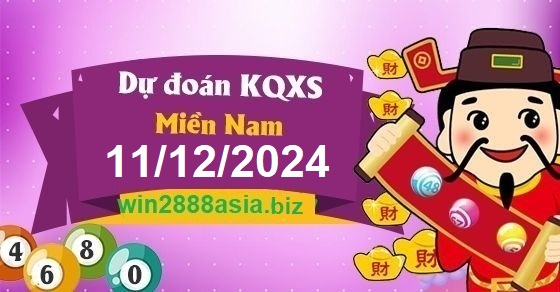 Soi cầu XSMN Win2888 11-12-2024 Dự đoán xổ số miền nam thứ 4