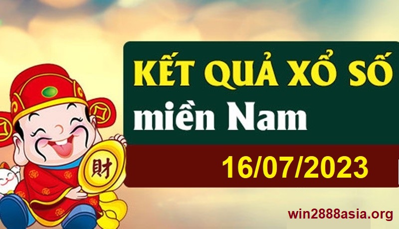 Soi cầu XSMN Win2888 16-07-2023 Chốt số Cầu Lô Miền Nam chủ nhật