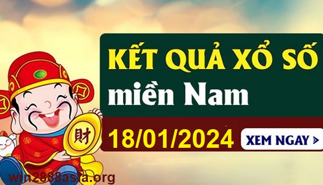 Soi cầu XSMN Win2888 18-01-2024 Dự đoán xổ số miền nam thứ 5