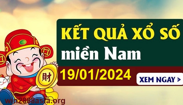 Soi cầu XSMN Win2888 19-01-2024 Dự đoán cầu lô miền nam thứ 6