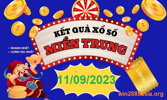 Soi cầu XSMT 11-09-2023 Win2888 Dự đoán Xổ Số Miền Trung thứ 2