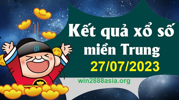 Soi cầu XSMT 27-07-2023 Win2888 Dự đoán cầu lô miền trung thứ 5