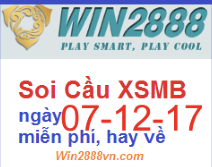 Soi cầu xsmb  ngày 07-12-2017