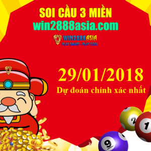 Dự đoán soi cầu xổ số ba miền hôm nay 29/01/2018 chính xác nhất