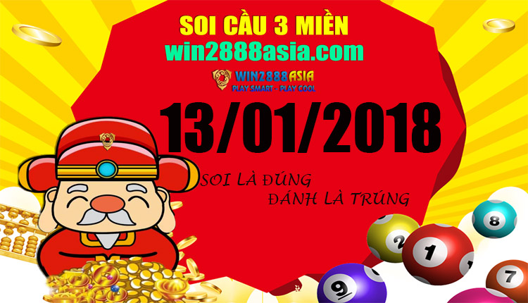 SOI CẦU KQXS 13/1/2018