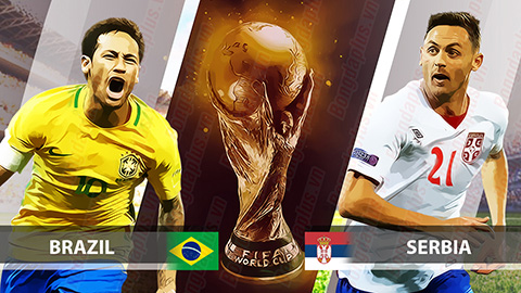 Soi kèo trận Brazil vs Serbia lúc 01h00 ngày 28/06/2018 tại World cup 2018